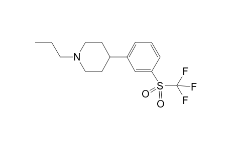 1-Propyl-4(3-trifluoromethylsulfonylphenyl)-piperidine