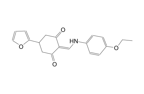 1,3-cyclohexanedione, 2-[[(4-ethoxyphenyl)amino]methylene]-5-(2-furanyl)-