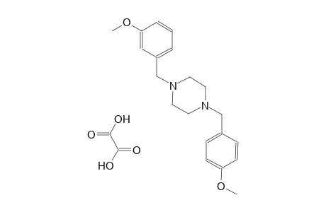 1-(3-methoxybenzyl)-4-(4-methoxybenzyl)piperazine oxalate