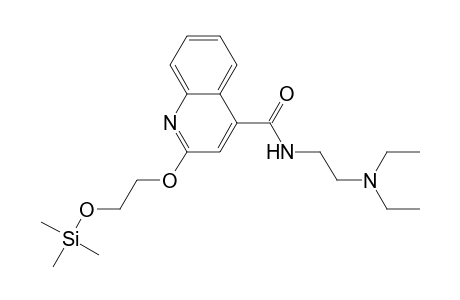 2-(2-Trimethylsilyloxyethoxy)-n-(2-(diethylamino)ethyl)-4-quinolinecarboxamide
