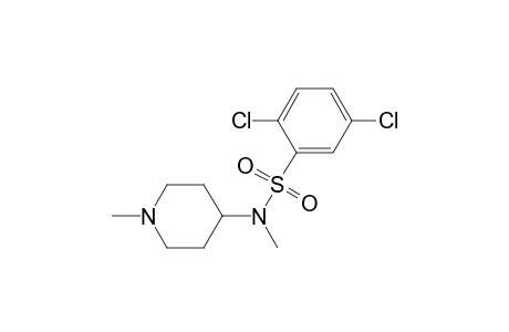 2,5-Dichloro-N-methyl-N-(1-methyl-4-piperidinyl)benzenesulfonamide