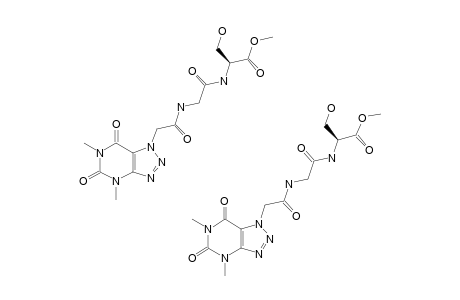 1-[4,6-DIMETHYL-1H-[1,2,3]-TRIAZOLO-[4,5-D]-PYRIMIDINE-5,7(4H,6H)-DIONE]-ACETYL-L-GLYCYL-L-SERINE-METHYLESTER