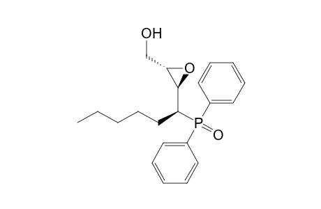 anti-(2S,3R,4S)-4-Diphenylphosphinoyl-2,3-epoxynonan-1-ol