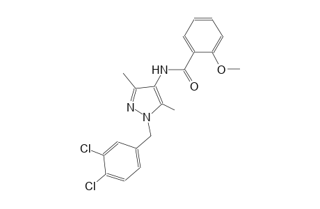 N-[1-(3,4-dichlorobenzyl)-3,5-dimethyl-1H-pyrazol-4-yl]-2-methoxybenzamide