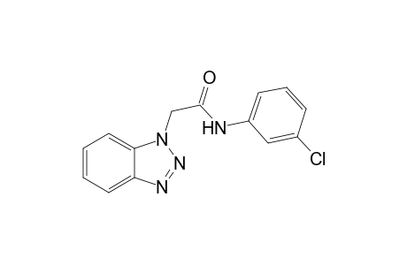 2-(Benzotriazol-1-yl)-N-(3-chlorophenyl)acetamide
