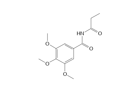 N-PROPIONYL-3,4,5-TRIMETHOXYBENZAMIDE
