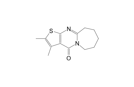 2,3-dimethyl-7,8,9,10-tetrahydrothieno[2',3':4,5]pyrimido[1,2-a]azepin-4(6H)-one