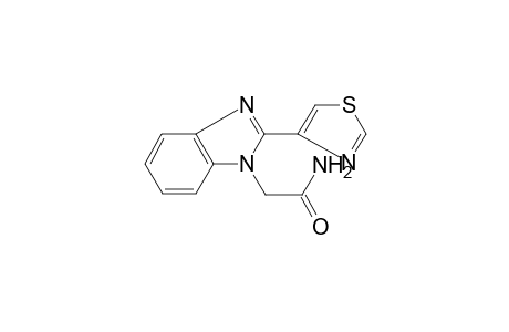 2-(2-Thiazol-4-yl-benzoimidazol-1-yl)-acetamide