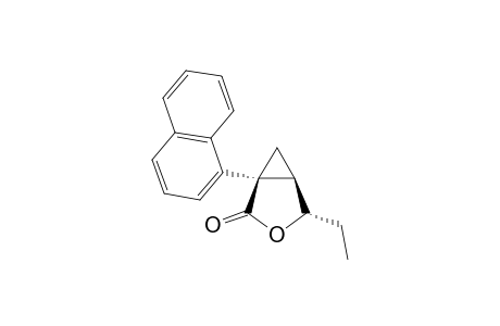 (1S,4S,5R)-2-OXO-4-ETHYL-1-(1-NAPHTHYL)-3-OXABICYCLO-[3.1.0]-HEXANE