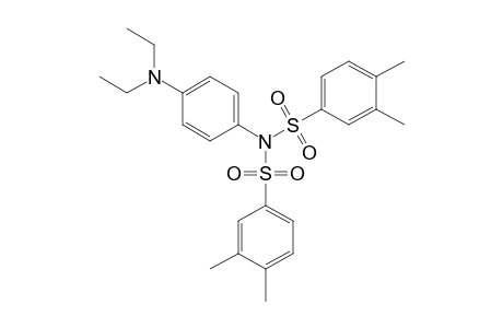 Benzenesulfonamide, N-[4-(diethylamino)phenyl]-N-[(3,4-dimethylphenyl)sulfonyl]-3,4-dimethyl-