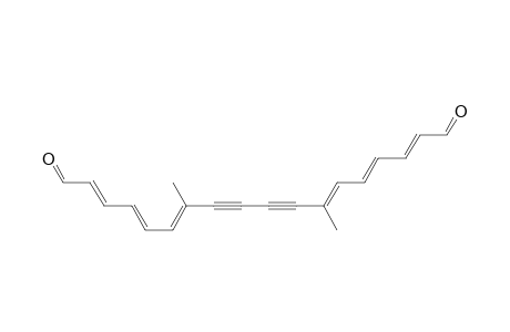 7,12-Dimethyl-2,4,6,12,14,16-octadecahexaene-8,10-diynedial