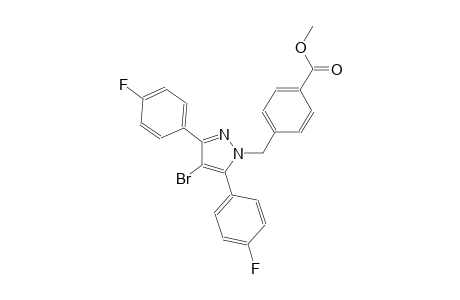 methyl 4-{[4-bromo-3,5-bis(4-fluorophenyl)-1H-pyrazol-1-yl]methyl}benzoate