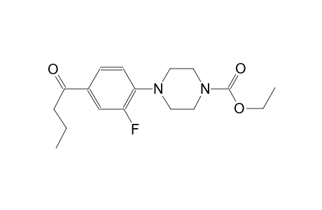 4-(4-Butyryl-2-fluoro-phenyl)-piperazine-1-carboxylic acid ethyl ester