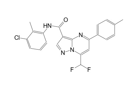 N-(3-chloro-2-methylphenyl)-7-(difluoromethyl)-5-(4-methylphenyl)pyrazolo[1,5-a]pyrimidine-3-carboxamide