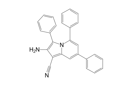 2-Amino-3,5,7-triphenyl-1-indolizinecarbonitrile