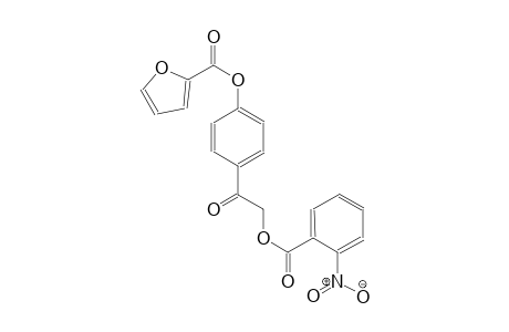 4-{2-[(2-nitrobenzoyl)oxy]acetyl}phenyl 2-furoate