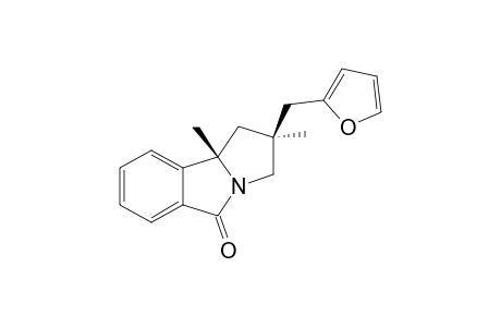 3,5-Dimethyl-3-(2-furyl)methylbenzo[c][1]-azabicyclo[3.3.0]octan-10-one