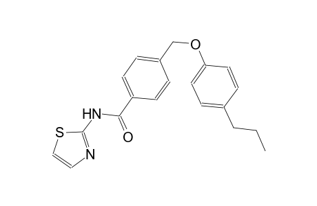 4-[(4-propylphenoxy)methyl]-N-(1,3-thiazol-2-yl)benzamide