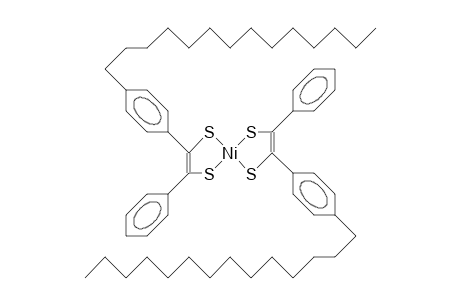 Bis(4-tetradecyl-phenyl)-diphenyl-tetrathio-nickel complex