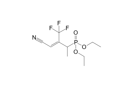 (E)-Diethyl 3-Cyano-2-trifluoromethyl-1-methylprop-2-enylphosphonate