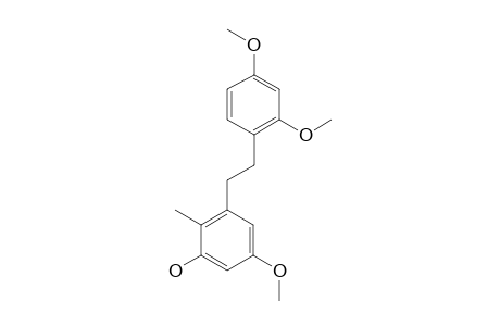 STILBOSTEMIN-U;3-HYDROXY-5,2',4'-TRIMETHOXY-2-METHYL-BIBENZYL