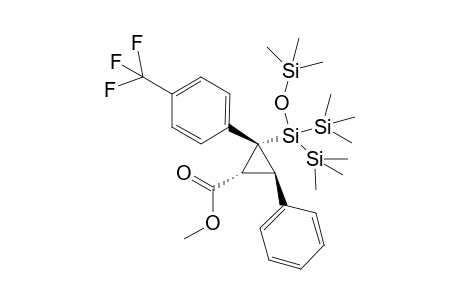 Methyl 2-(1',1'-bistrimethylsilyl-1'-trimethylsiloxy)silyl-3-phenyl-2-(4-(trifluoromethyl) phenyl)cyclopropanecarboxylate