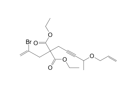 Diethyl 8-allyloxy-2-bromonon-1-ene-6-yne-4,4-dicarboxylate