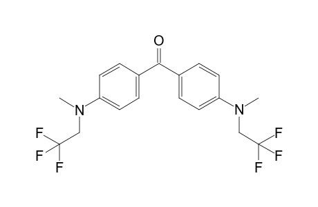 Bis(4-(methyl(2,2,2-trifluoroethyl)amino)phenyl)methanone