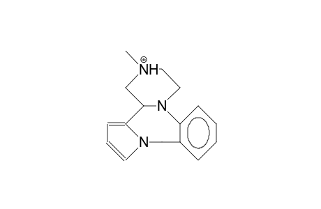 2-Methyl-1,3,4,14b-tetrahydro-2H,10H-pyrazino(1,2-A)pyrrolo(2,1-C)(1,4)benzodiazepine cation