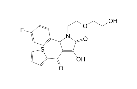 5-(4-fluorophenyl)-3-hydroxy-1-[2-(2-hydroxyethoxy)ethyl]-4-(2-thienylcarbonyl)-1,5-dihydro-2H-pyrrol-2-one