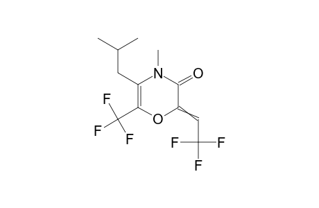 4-Methyl-5-isobutyl-2-(2,2,2-trifluoroethylidene)-6-trifluoromethyl-2,3-dihydro-4H-1,4-oxazin-3-one