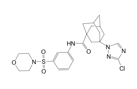3-(3-chloro-1H-1,2,4-triazol-1-yl)-N-[3-(4-morpholinylsulfonyl)phenyl]-1-adamantanecarboxamide