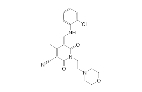 3-pyridinecarbonitrile, 5-[[(2-chlorophenyl)amino]methylene]-1,2,5,6-tetrahydro-4-methyl-1-[2-(4-morpholinyl)ethyl]-2,6-dioxo-, (5Z)-