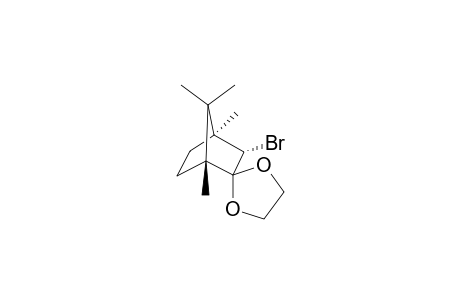 (1R,3S,4S)-3-bromo-1,4,7,7-tetramethylspiro[bicyclo[2.2.1]heptane-2,2'-[1,3]dioxolane]