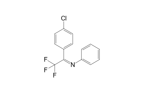 N-[1-(4-Chlorophenyl)-2,2,2-trifluoroethylidene]aniline