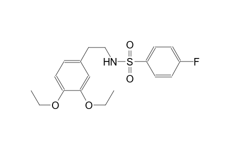 benzenesulfonamide, N-[2-(3,4-diethoxyphenyl)ethyl]-4-fluoro-