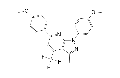 1H-pyrazolo[3,4-b]pyridine, 1,6-bis(4-methoxyphenyl)-3-methyl-4-(trifluoromethyl)-