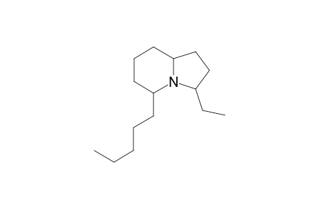 5-Pentyl-3-ethylindolizidine