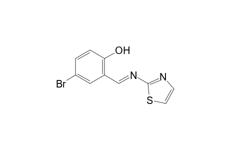 4-bromo-2-(N-2-thiazolylformimidoyl)phenol