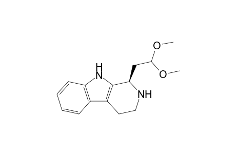 (1R)-1-(2',2'-Dimethoxyethyl)-1,2,3,4-tetrahydro-.9H-beta.-carboline