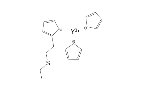 Yttrium(III) 2-(2-(ethylthio)ethyl)cyclopenta-2,4-dien-1-ide dicyclopenta-2,4-dien-1-ide