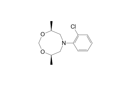 CIS-4,8-DIMETHYL-6-(ORTHO-CHLOROPHENYL)-5,6,7,8-TETRAHYDRO-4H-1,3,6-DIOXAZOCINE