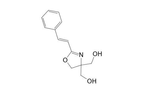 4,4-Oxazoledimethanol, 4,5-dihydro-2-(2-phenylethenyl)-