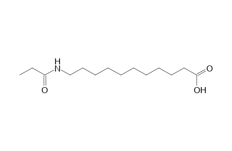 Undecanoic acid, 11-[(1-oxopropyl)amino]-