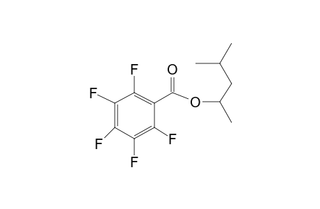 4-Methylpentan-2-yl 2,3,4,5,6-pentafluorobenzoate