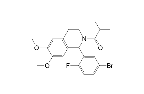 Propan-1-one, 1-[1,2,3,4-tetrahydro-1-(5-bromo-2-fluorophenyl)-6,7-dimethoxy-2-isoquinolinyl]-2-methyl-