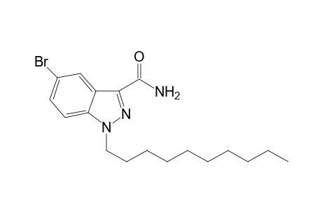 5-bromo-1-decyl-1H-indazole-3-carboxamide