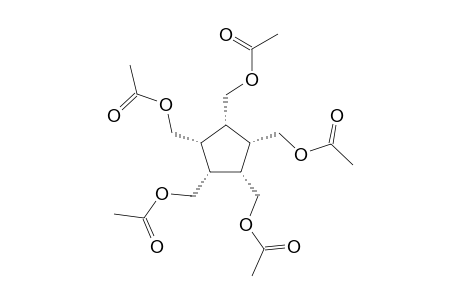 1,2,3,4,5-Pentakis(acetoxymethyl)cyclopentane