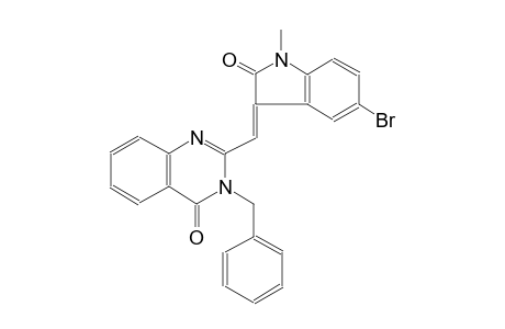 3-benzyl-2-[(5-bromo-1-methyl-2-oxo-1,2-dihydro-3H-indol-3-ylidene)methyl]-4(3H)-quinazolinone
