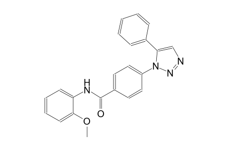 benzamide, N-(2-methoxyphenyl)-4-(5-phenyl-1H-1,2,3-triazol-1-yl)-